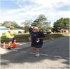 Team Z: Bob Z Zooms across the finish line